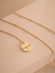 Cath Kidston Gold Tone Ice Skate Charm Cracker Box Necklace - Image 3 of 4