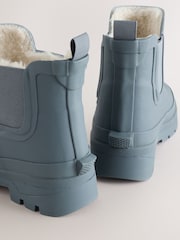 Grey Warm Lined Ankle Wellies - Image 3 of 5