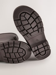 Chocolate Brown Warm Lined Wellies - Image 3 of 5