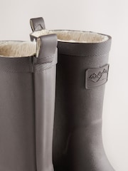 Chocolate Brown Warm Lined Wellies - Image 4 of 5