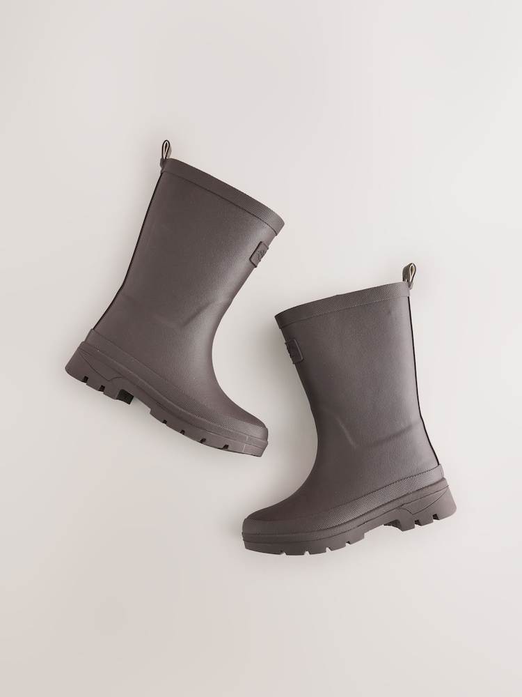 Chocolate Brown Warm Lined Wellies - Image 5 of 5