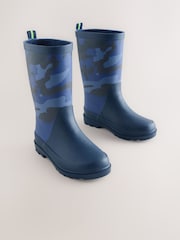 Navy Camo - Rubber Wellies - Larawan 1 ng 5