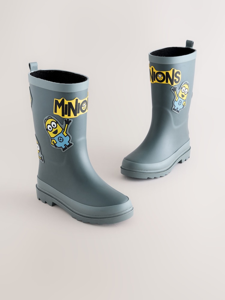 Gris - Minions Rubber Wellies - Imagen 1 de 5 Gris - Minions Rubber Wellies - Imagen 1 de 5