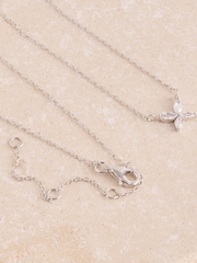 Srpskohrvatski / srpskohrvatski - Butterfly Cubic Zirconia Necklace - Slika 2 od 3