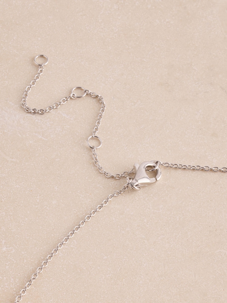 Sterling Silver Padlock Heart Necklace - Image 3 of 3 Sterling Silver Padlock Heart Necklace - Image 3 of 3