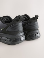 Grey Elastic Lace Trainers - Image 4 of 5