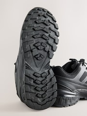 Black Elastic Lace Trainers - Image 5 of 6