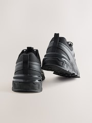 Black Elastic Lace Trainers - Image 6 of 6