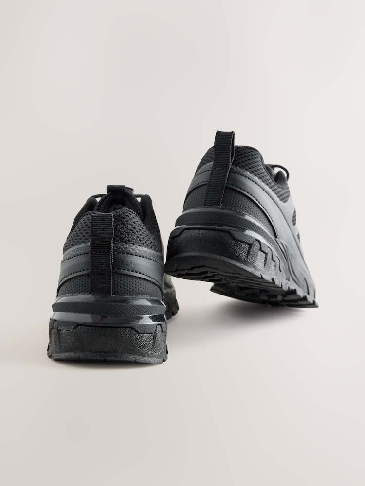 Black Elastic Lace Trainers - Image 6 of 6 Black Elastic Lace Trainers - Image 6 of 6