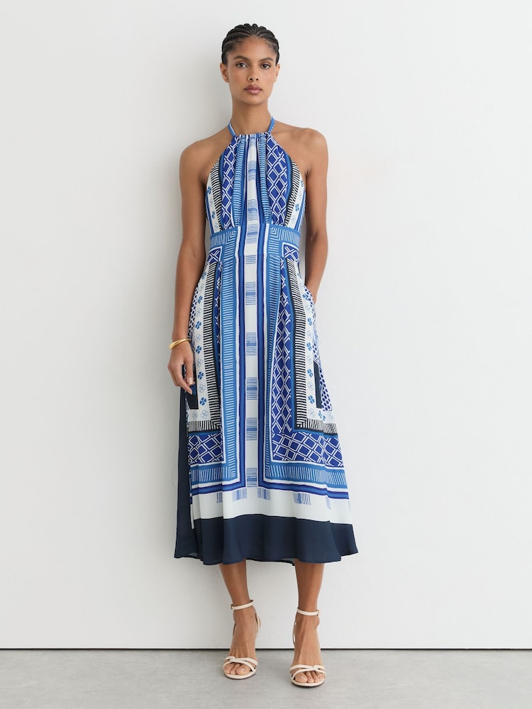 Reiss Blue Joselyn Dresses - Image 1 of 6 Reiss Blue Joselyn Dresses - Image 1 of 6