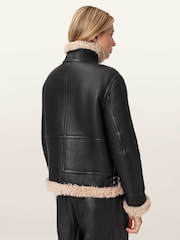 AllSaints Black Lorel Flying Jacket - Image 2 of 6