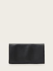AllSaints Black Harluna Clutch - Image 1 of 6