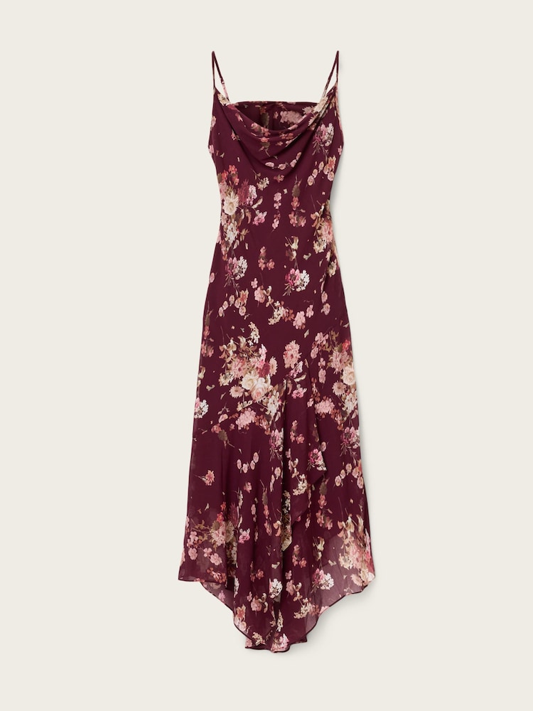 AllSaints Red Charlotte Dress - Image 6 of 6 AllSaints Red Charlotte Dress - Image 6 of 6