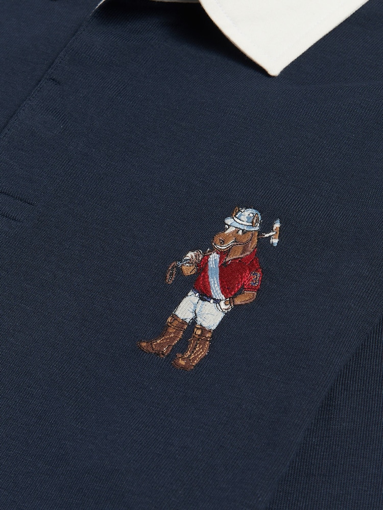 U.S. Polo Assn Blue Chuck Rugby Shirt - Image 7 of 7 U.S. Polo Assn Blue Chuck Rugby Shirt - Image 7 of 7