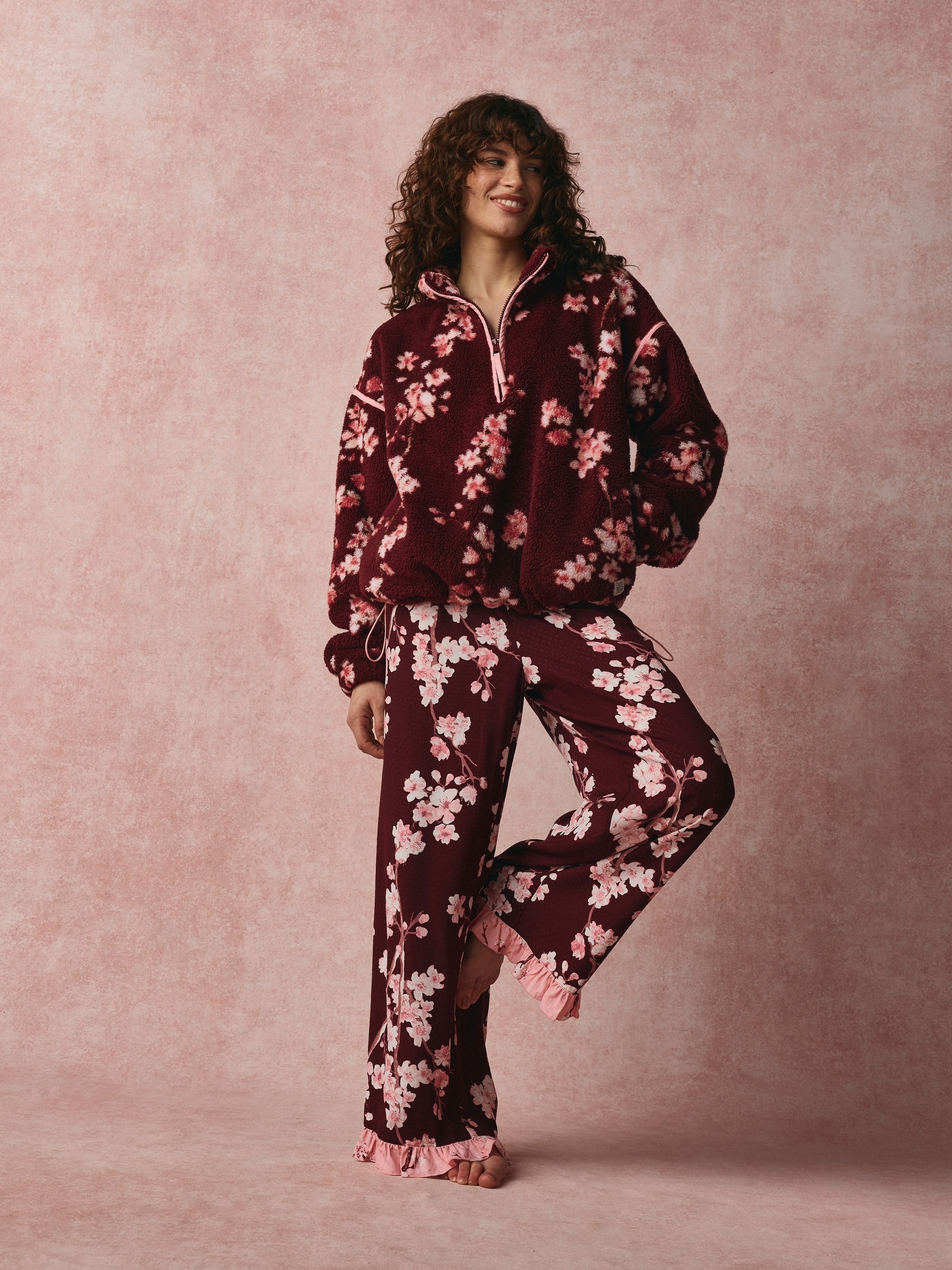 Buy Bath & Body Works Berry Red Cherry Blossom Borg Fleece from