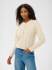 Kaffe Grey KAniel Long Sleeve Knit Cardigan - Image 1 of 6