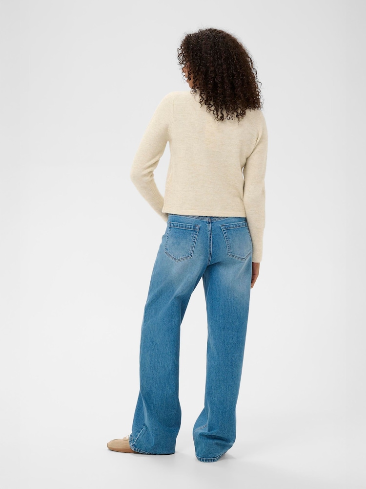 Kaffe Grey KAniel Long Sleeve Knit Cardigan - Image 2 of 6