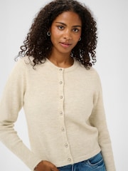 Kaffe Grey KAniel Long Sleeve Knit Cardigan - Image 4 of 6