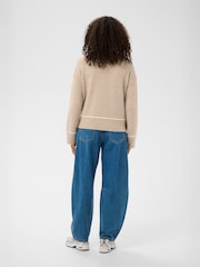 Kaffe Grey KAjinie Knit Jumper - Image 2 of 6