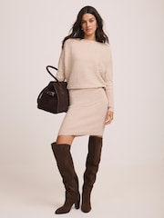 Mint Velvet Nova Suede Long Boots - Imagen 2 de 6