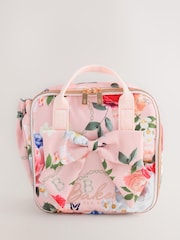 Baker by Ted Baker Back to School Pink Floral Bow Lunch Bag - Image 1 of 6