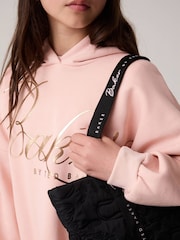 Baker by Ted Baker Black Back to School Quilted Bow Tote Bag - Image 4 of 14