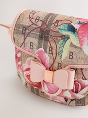Baker by Ted Baker Multi Childrens Floral Monogram Bow Cross-Body Bag - Image 4 of 8