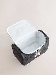 Baker by Ted Baker Back to School Black Quilted Bow Lunch Bag - Image 4 of 7