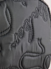 Baker by Ted Baker Back to School Black Quilted Bow Lunch Bag - Image 7 of 7