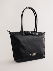 Sac fourre-tout moyen Baker by Ted Baker pour enfants, en nylon avec nœud crocodile, collection rentrée scolaire. - Image 4 de 7