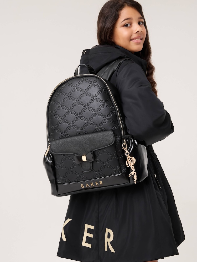 Baker by Ted Baker Back to School Childrens Embossed Bow Backpack - Imagem 1 de 8