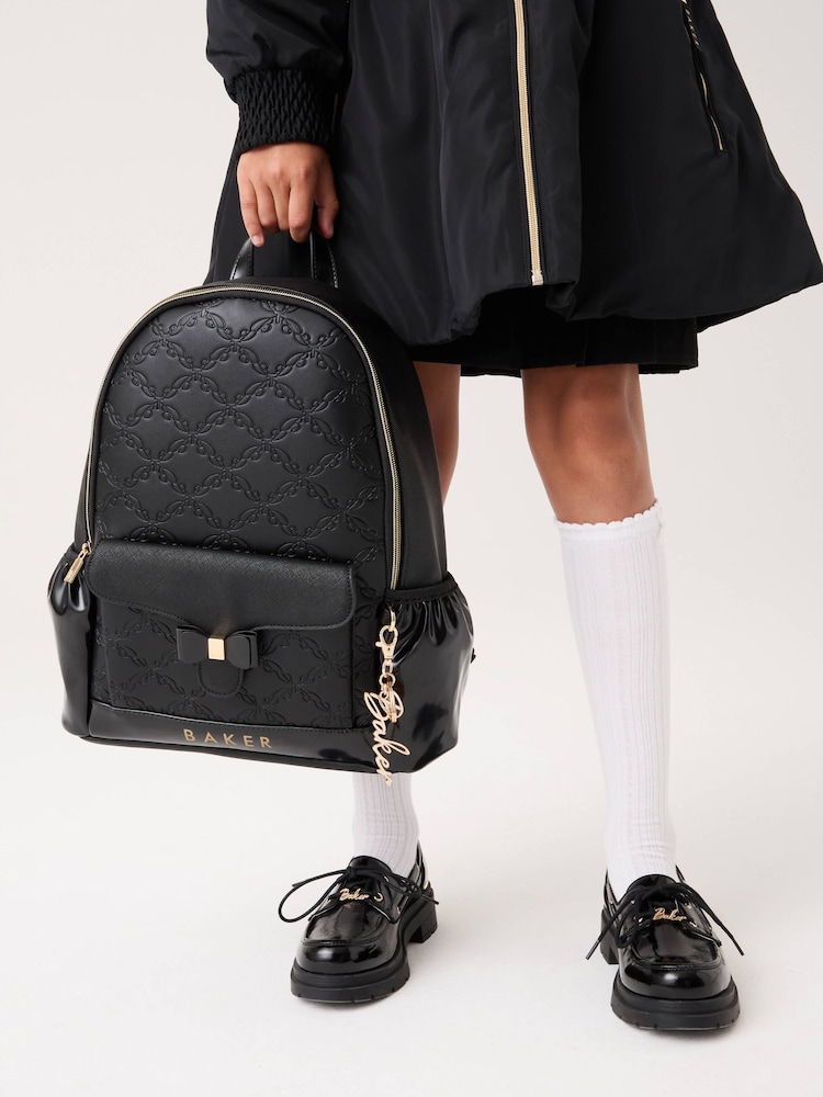 Baker by Ted Baker Back to School Childrens Embossed Bow Backpack - Imagem 2 de 8