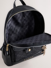 Baker by Ted Baker Back to School Childrens Embossed Bow Backpack - Imagem 7 de 8