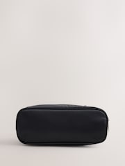 Baker by Ted Baker Back to School Black Satin Bow Pencil Case - Image 3 of 6