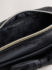 Baker by Ted Baker Back to School Black Satin Bow Pencil Case - Image 5 of 6