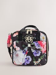 Baker by Ted Baker Back to School Black Floral Bow Lunch Bag - Image 1 of 6