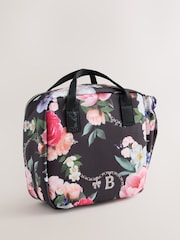 Baker by Ted Baker Back to School Black Floral Bow Lunch Bag - Image 3 of 6