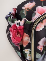 Baker by Ted Baker Back to School Black Floral Bow Lunch Bag - Image 6 of 6