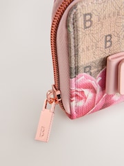Porte-monnaie Baker by Ted Baker, motif fleuri Monogram et nœud, rentrée scolaire - Image 5 de 5