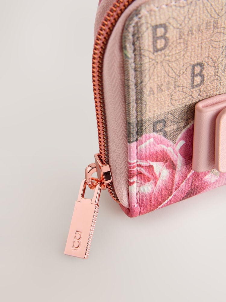 Porte-monnaie Baker by Ted Baker, motif fleuri Monogram et nœud, rentrée scolaire - Image 5 de 5