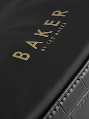 Baker by Ted Baker Back to School Black Nylon with Croc Bow Small Tote Bag - Image 8 of 11