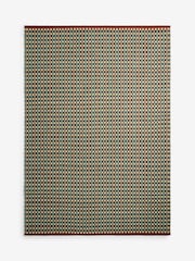 MADE.COM Teal Blue Ember Rug - Image 4 of 5