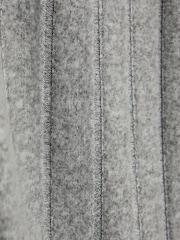 River Island Grey Long Sleeve Cosy Rib T-Shirt & Wide Leg Trousers Set - Image 5 of 5