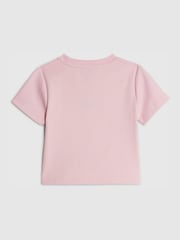 River Island Pink Lamour Rosette Baby T-Shirt - Image 2 of 4
