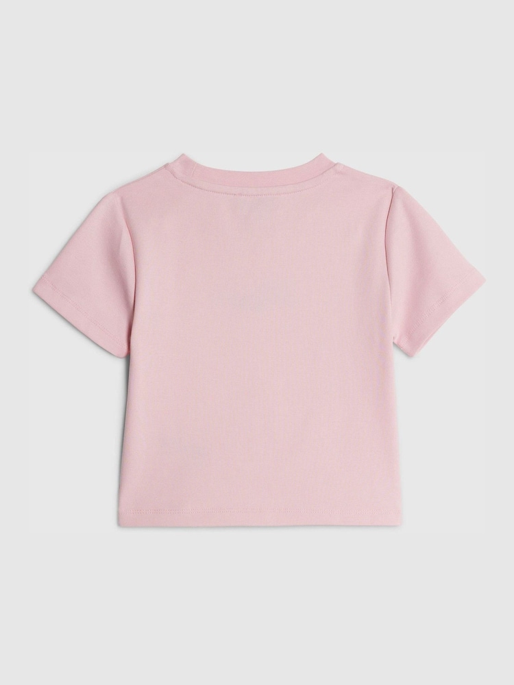River Island Pink Lamour Rosette Baby T-Shirt - Image 2 of 4