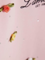 River Island Pink Lamour Rosette Baby T-Shirt - Image 3 of 4