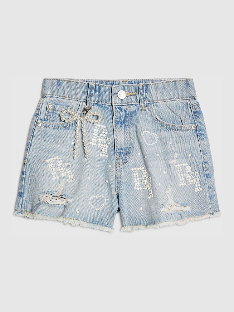 River Island Pearl Mom Shorts - Imaginea 1 din 4