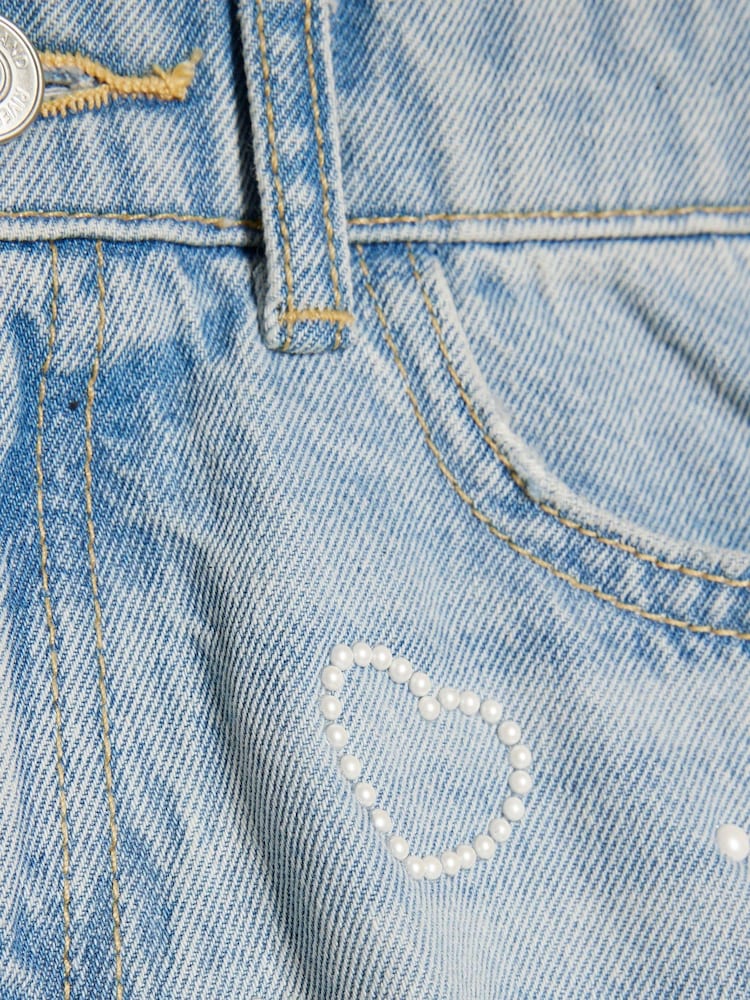 River Island Pearl Mom Shorts - Imaginea 4 din 4