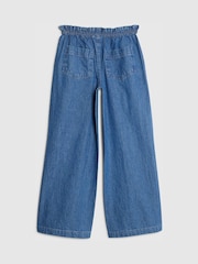 River Island Blue Pull On Wide Leg Jeans - Image 2 of 3