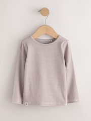 Neutro - Long Sleeve Ribbed Tops 5 Pack (3mths-7yrs) - Imagem 3 de 10